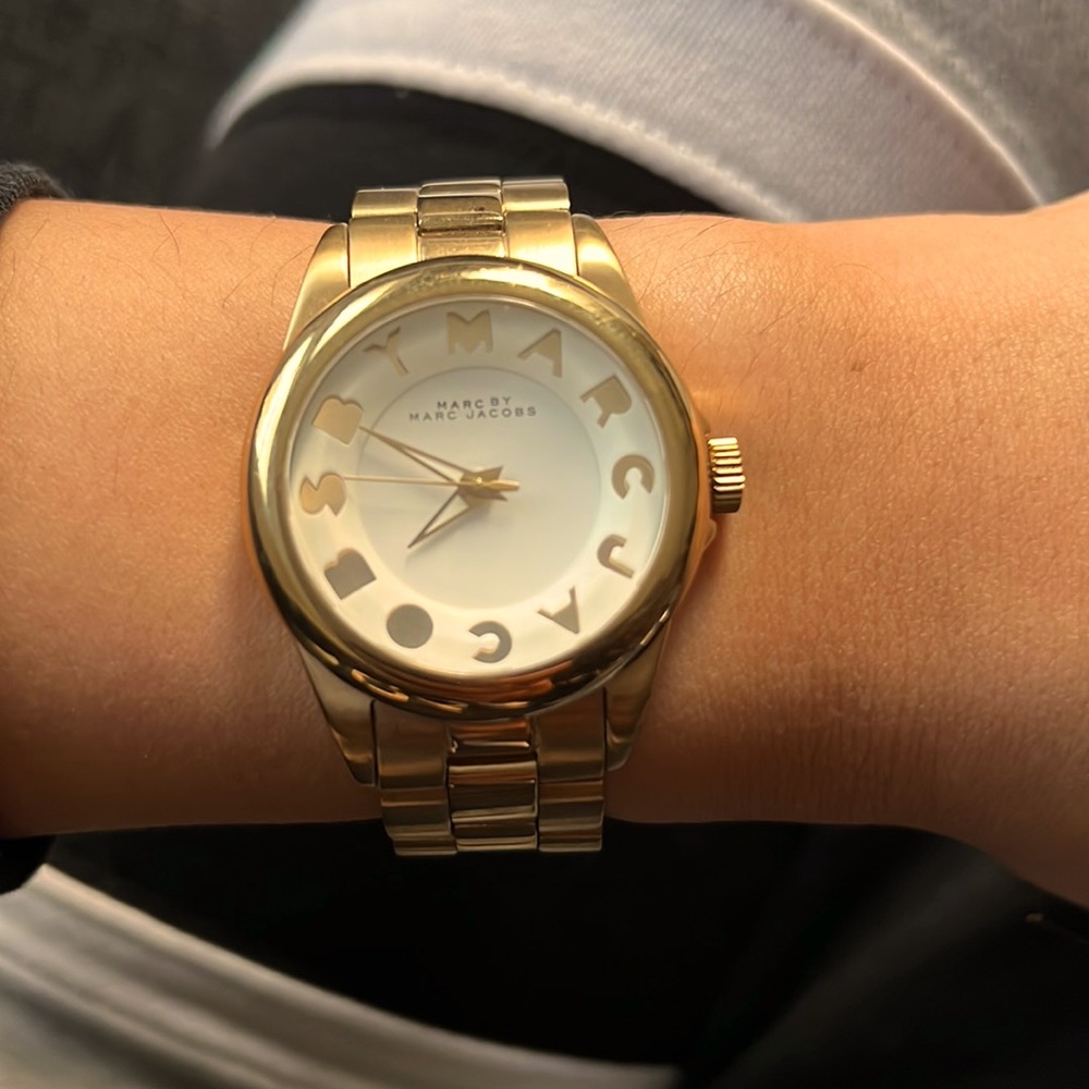 Marc Jacobs Gold Watch